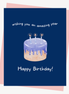Happy Birthday Themed Greeting Card