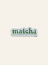 Matcha Metal Charm