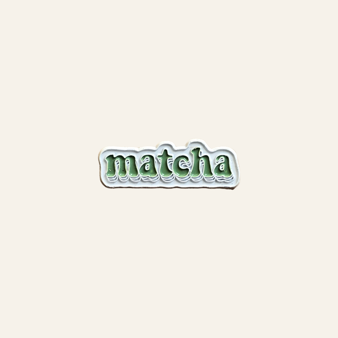Matcha Metal Charm