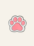Paw Metal Charm