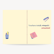 Congrats Themed Greeting Card