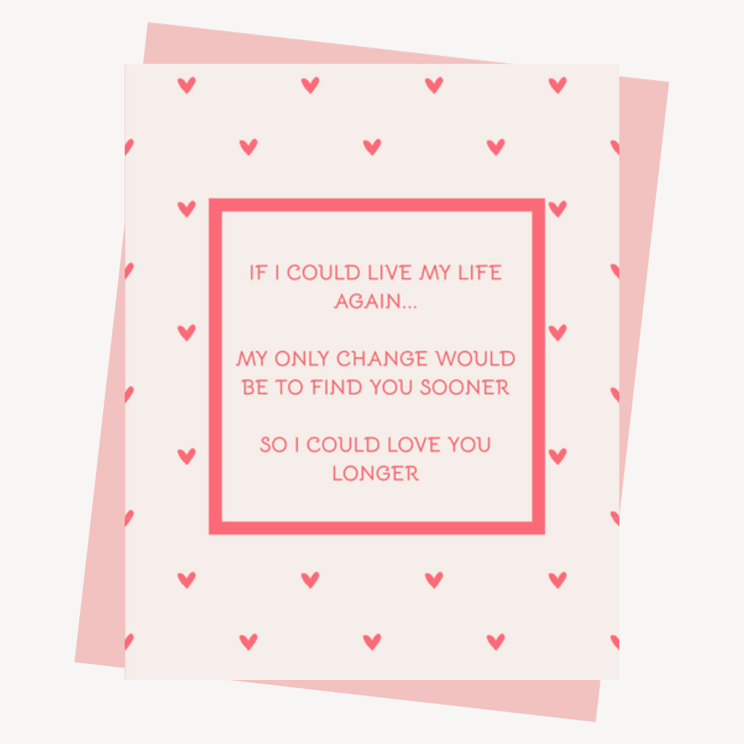 Love Themed Greeting Card