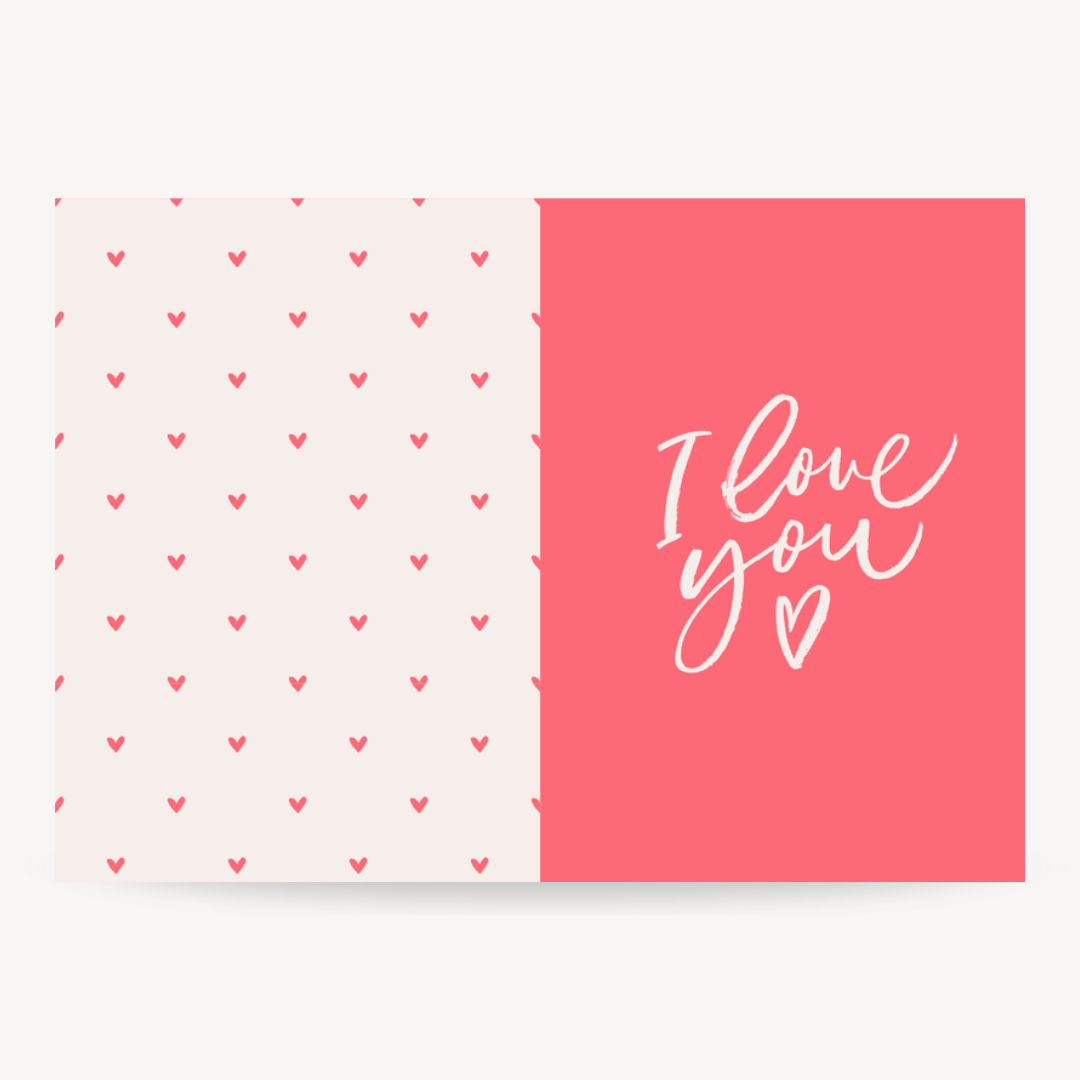 Love Themed Greeting Card