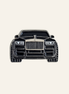Black Rolls-Royce Metal Charms