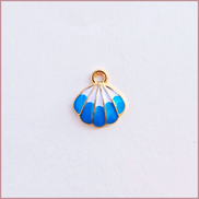 Lake Blue Seashell Charm