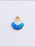 Lake Blue Seashell Charm