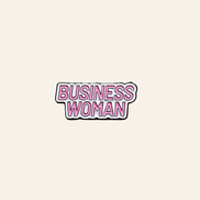 Business Woman Metal Charm