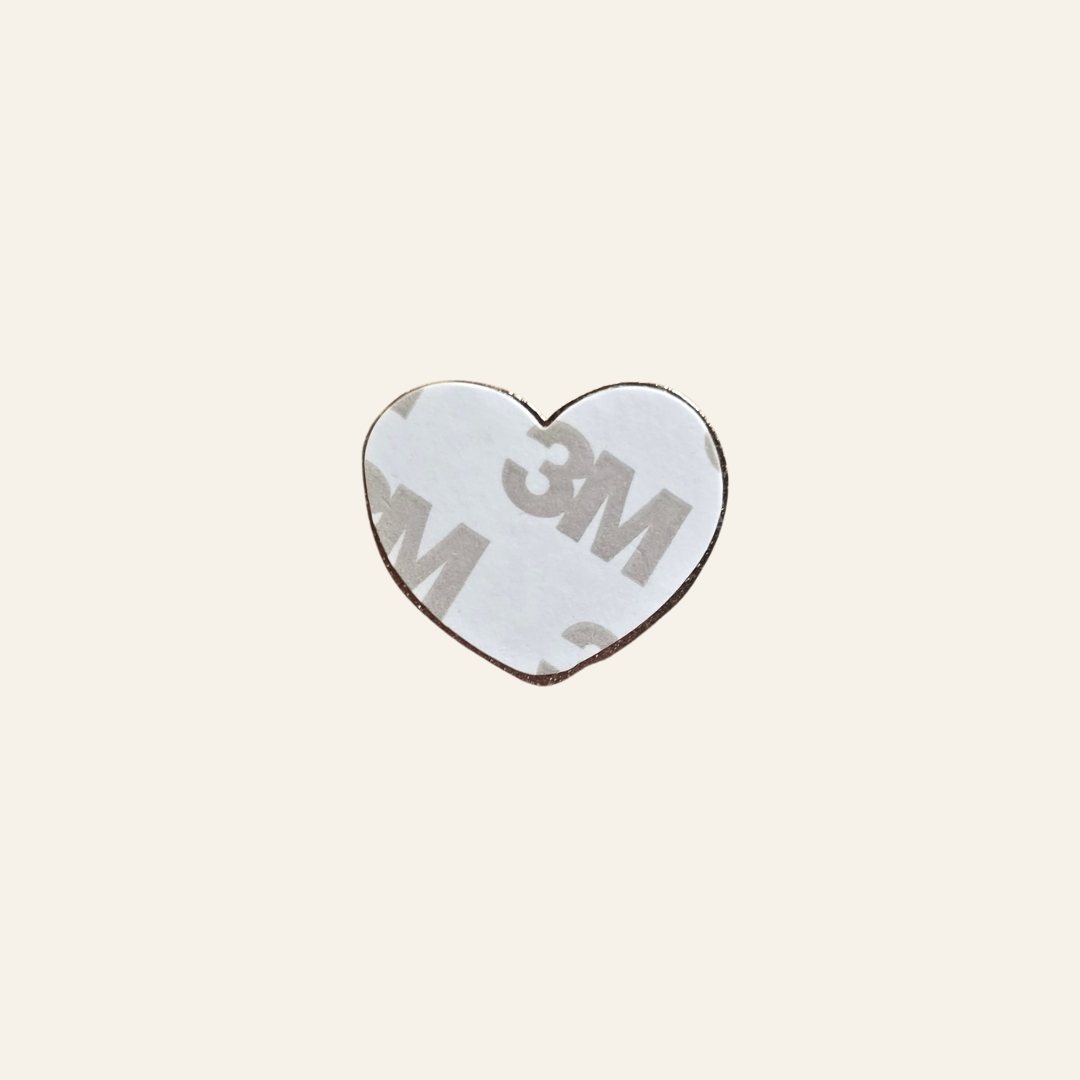 Heart Pizza Metal Charm