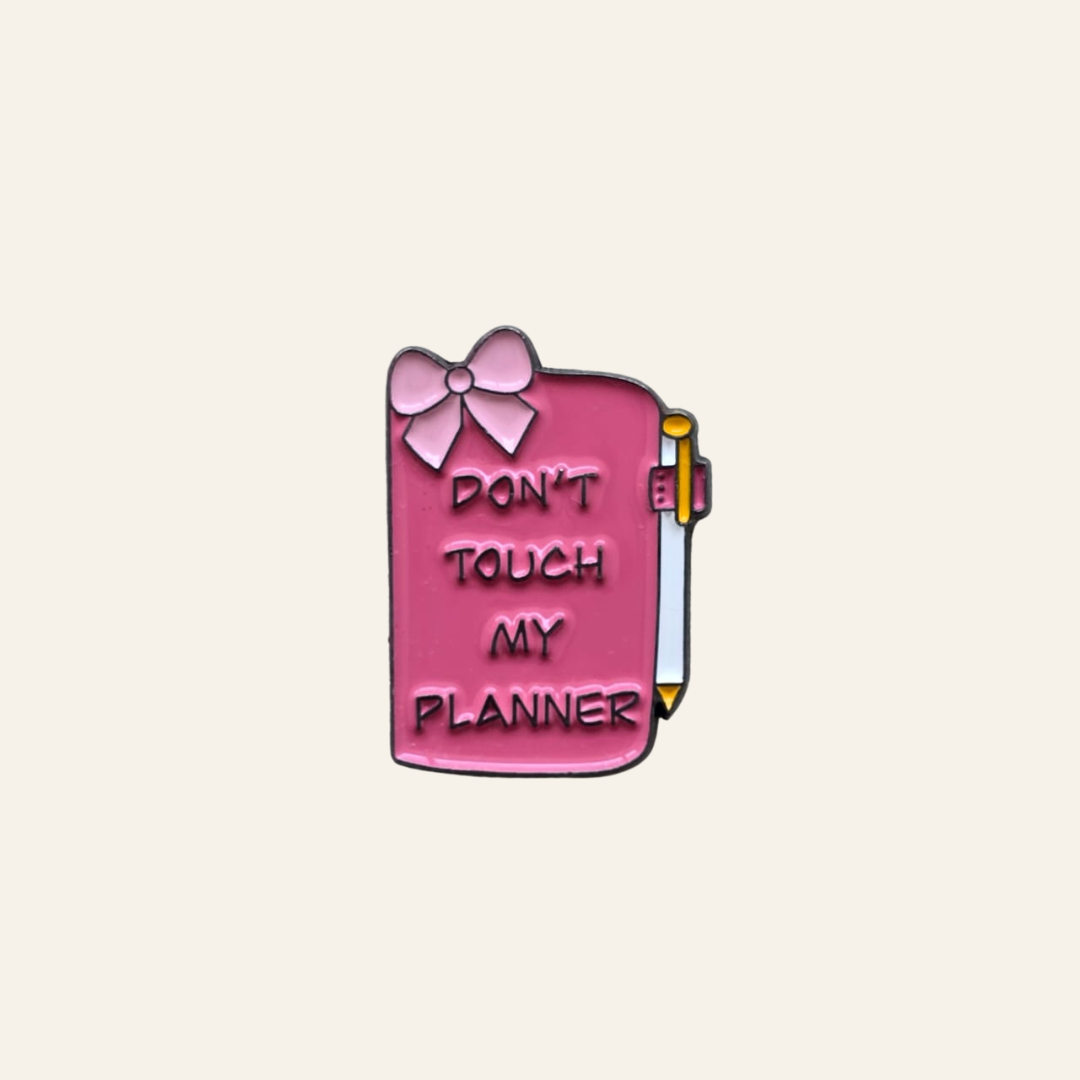 Don't Touch My Planner Charm
