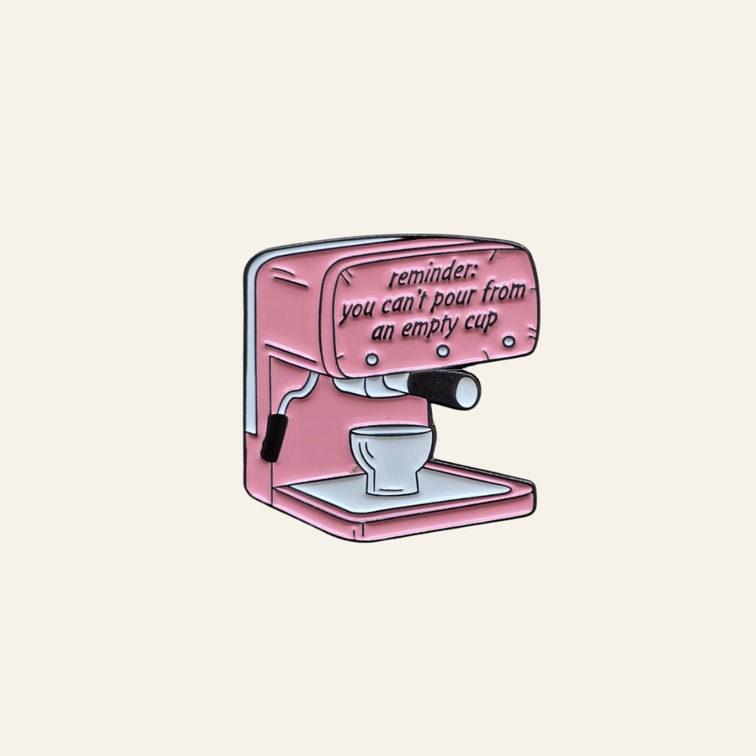 Pink Coffee Machine Charm