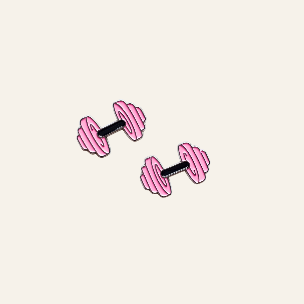 Dumbbell Metal Charm