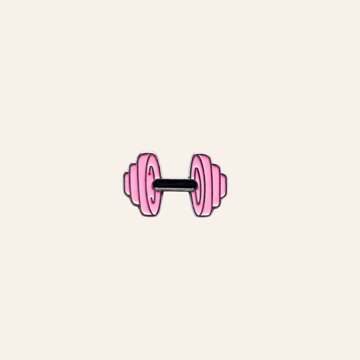 Dumbbell Metal Charm