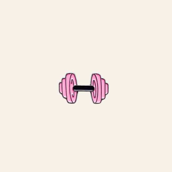 Dumbbell Metal Charm