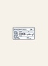 Dubai Boarding Pass Metal Charm