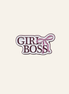 Girl Boss Metal Charm