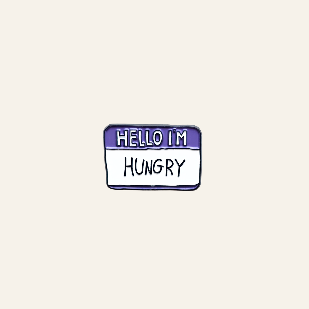 I am Hungry Metal Charm