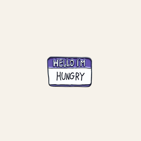I am Hungry Metal Charm