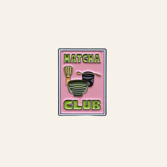 Matcha Club Metal Charm