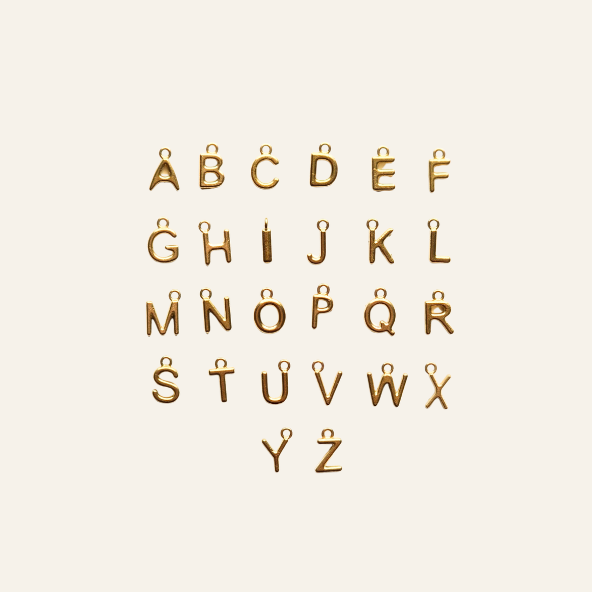 Alphabet Charm