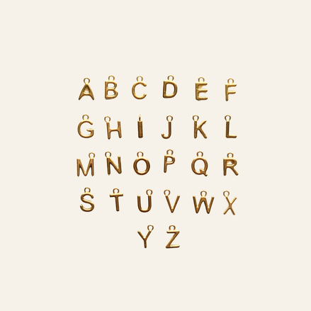 Alphabet Charm