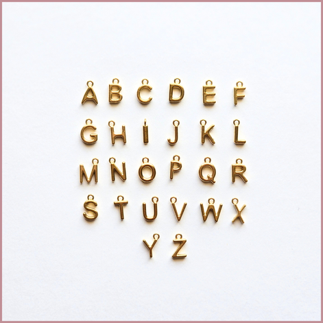 Alphabet Charm