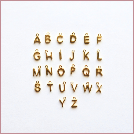 Alphabet Charm
