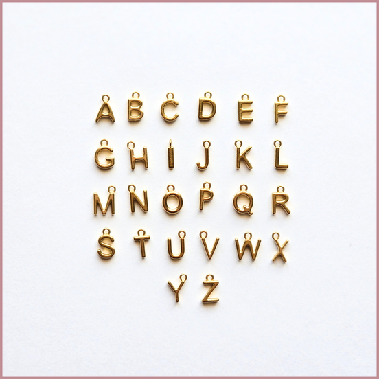 Alphabet Charm