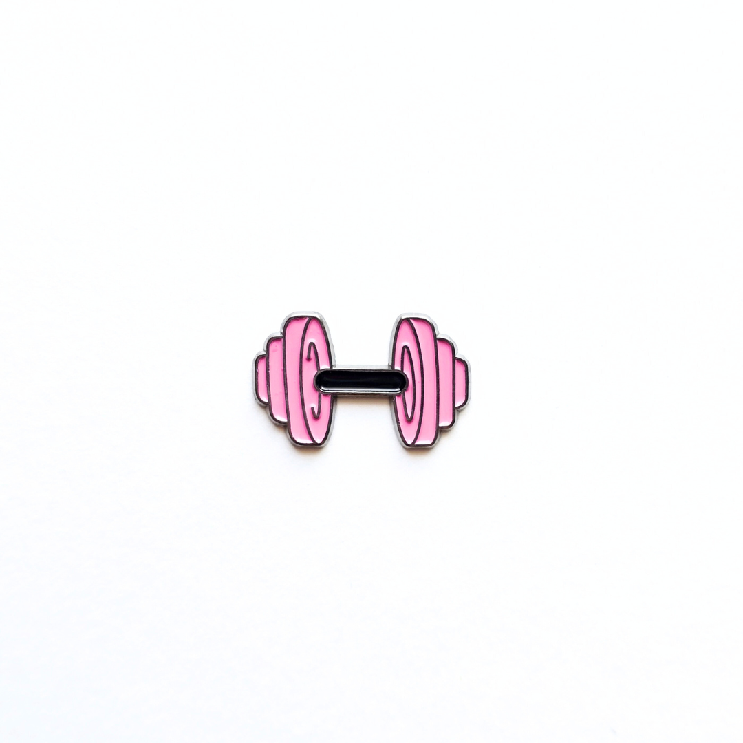 Dumbbell Metal Charm