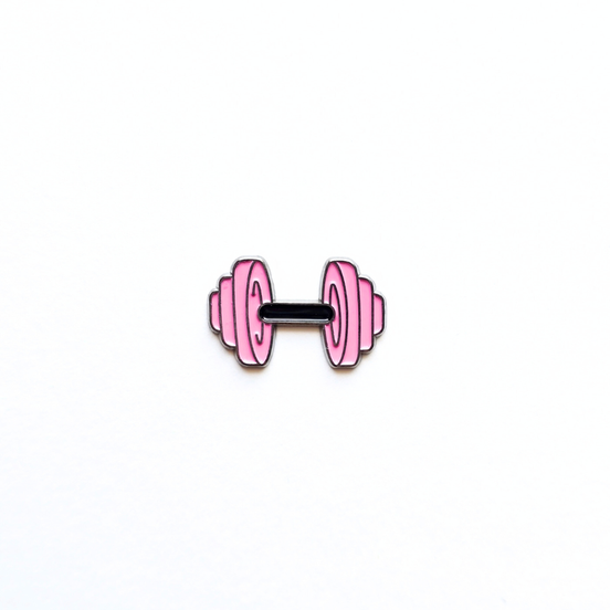 Dumbbell Metal Charm