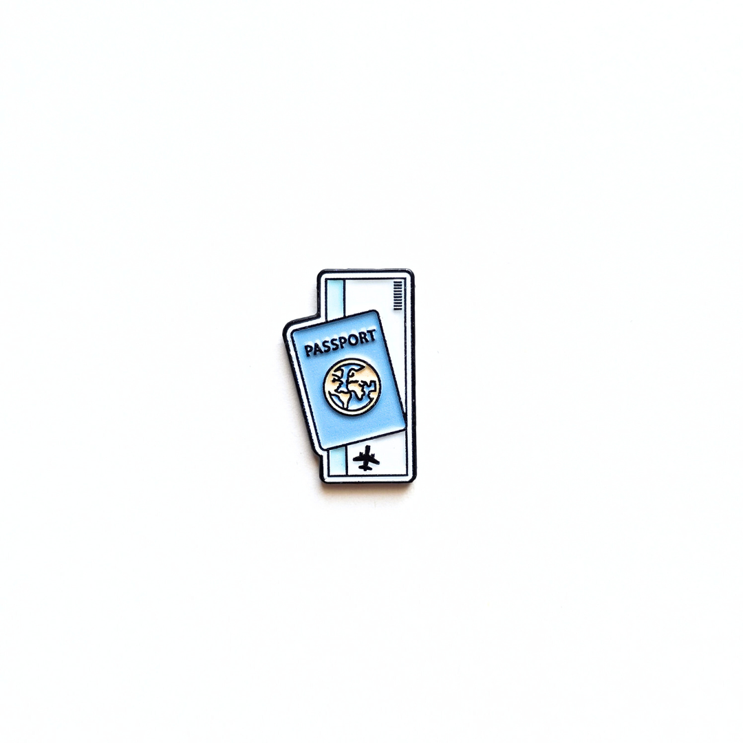 Travel Enthusiast Metal Charm