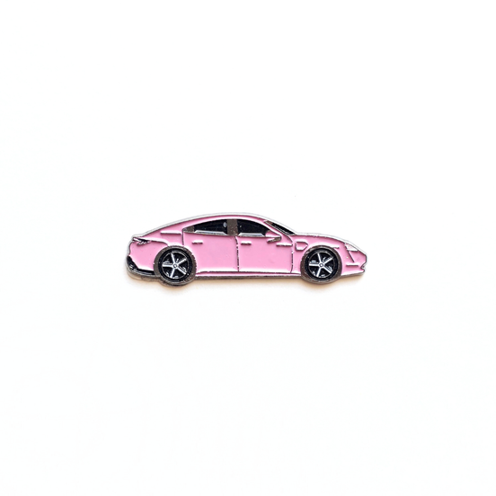 Pink Sports Car Charm