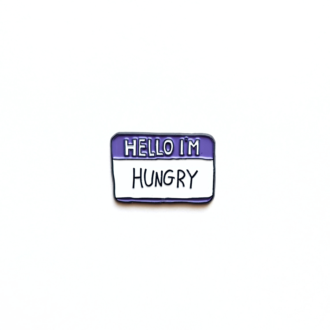 I am Hungry Metal Charm