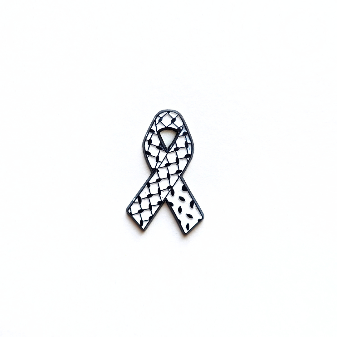 Keffiyeh Solidarity Metal Charm