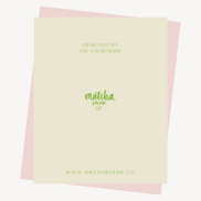 Matcha Themed Greeting Card