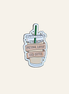 Emotional Support Iced Coffee Metal Charm
