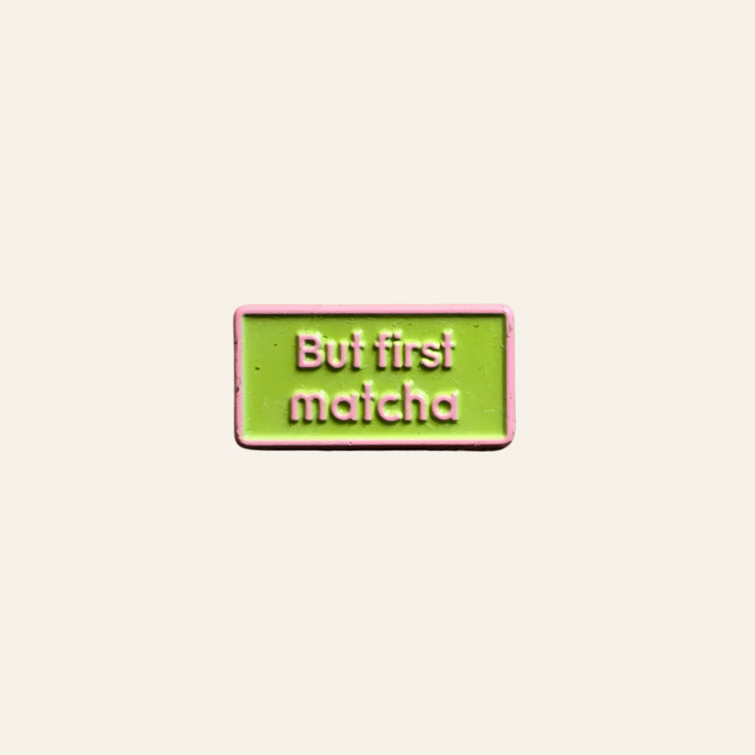 Matcha Metal Charm
