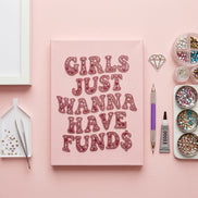 DIY Bedazzle Canvas Kit: Girls Just Wanna Have Funds