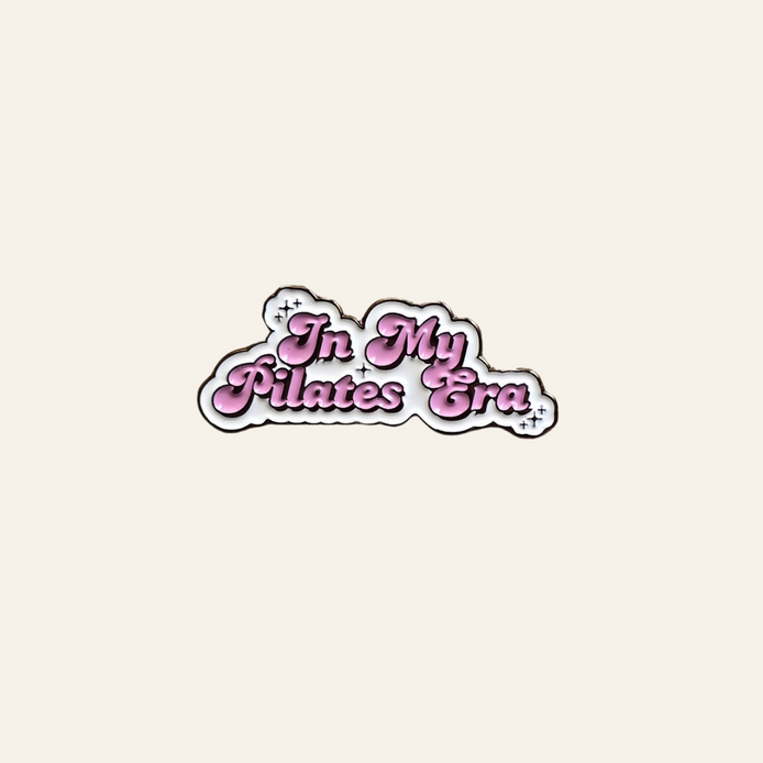 In My Pilates Era Metal Metal Charm