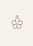 White Flower Charm